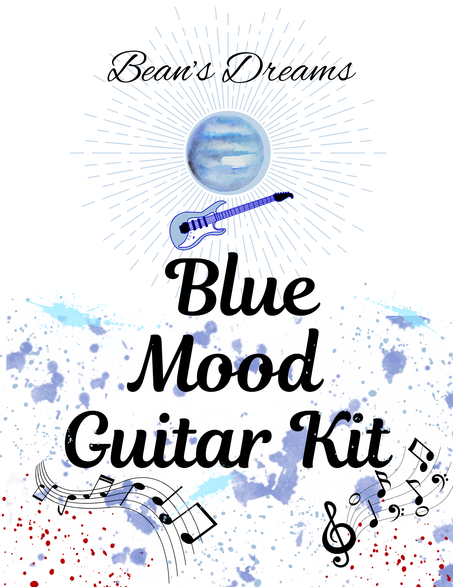 Blue Mood Guitar Kit cover